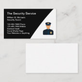 Geschäftskarte für Sicherheitsdienste - Moderne Vo Visitenkarte (Vorne/Hinten)