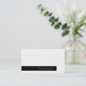 Geschäftskarte für Trend-Berater Visitenkarte (Stehend Vorderseite)