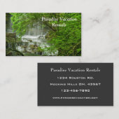 Geschäftskarte für Urlaubsvermietung Visitenkarte (Vorne/Hinten)