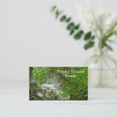 Geschäftskarte für Urlaubsvermietung Visitenkarte (Stehend Vorderseite)