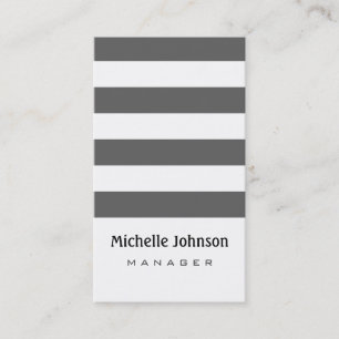 Geschäftskarte für vertikale, grau-weiße Streifen Visitenkarte