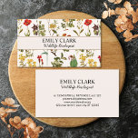 Geschäftskarte für Vintage Wildblume Telefonnummerkarte<br><div class="desc">Zeigen Sie Ihre Naturleidenschaft mit Vintagen Visitenkarten zum Thema Wildblume. Ideal für Wildbiologen und Liebhaber von bunten,  blumenreichen Schönheiten!</div>