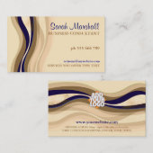 Geschäftskarte für Wellenberater Visitenkarte (Vorne/Hinten)