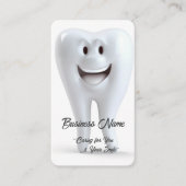 Geschäftskarte für Zahnärzte/Zahnärzte Visitenkarte (Vorderseite)