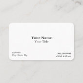 Geschäftskarte für Zahnärzte/Zahnärzte Visitenkarte (Rückseite)