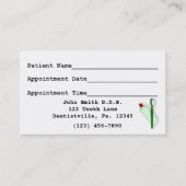Geschäftskarte für Zahnersatz Terminkarte (Vorderseite)