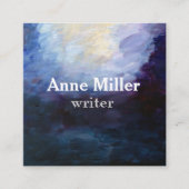 Geschäftskarte für zeitgenössische Trend Quadratische Visitenkarte (Vorderseite)