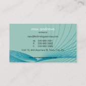 GESCHÄFTSKARTE: futuristica Flair L10 Visitenkarte (Rückseite)