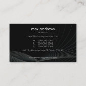 GESCHÄFTSKARTE: futuristica Flair L8 Visitenkarte (Rückseite)