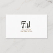 Geschäftskarte Handyman & Zuhause Repair Service Visitenkarte (Rückseite)