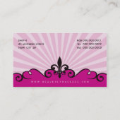 GESCHÄFTSKARTE: himmlisch L4 Visitenkarte (Rückseite)