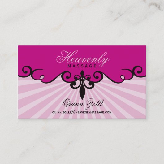 GESCHÄFTSKARTE: himmlisch L4 Visitenkarte (Vorderseite)