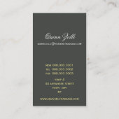 GESCHÄFTSKARTE: himmlisch P10 Visitenkarte (Rückseite)