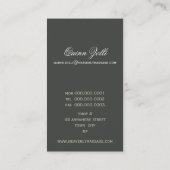 GESCHÄFTSKARTE: himmlisch P8 Visitenkarte (Rückseite)