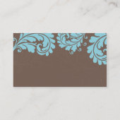 GESCHÄFTSKARTE hübscher, fett geblüht Visitenkarte (Rückseite)