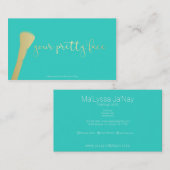 Geschäftskarte "Ihres hübschen Gesichtes" Visitenkarte (Vorne/Hinten)