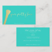 Geschäftskarte "Ihres hübschen Gesichtes" Visitenkarte (Vorne/Hinten)