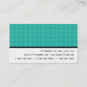 GESCHÄFTSKARTE: Jazz 12L Visitenkarte (Rückseite)