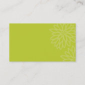 GESCHÄFTSKARTE: Jazzliches Foto 8L Visitenkarte (Rückseite)