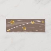 GESCHÄFTSKARTE: Klammern 3 Mini Visitenkarte (Rückseite)