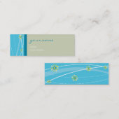 GESCHÄFTSKARTE: Klammern 4 Mini Visitenkarte (Vorne/Hinten)