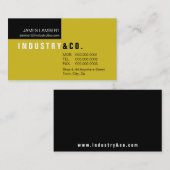 GESCHÄFTSKARTE: korporativ modern 11 Visitenkarte (Vorne/Hinten)