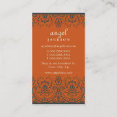 GESCHÄFTSKARTE: kunstvoll fein P2 Visitenkarte (Rückseite)