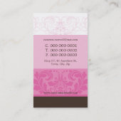 GESCHÄFTSKARTE:: luxuriös 4P Visitenkarte (Rückseite)