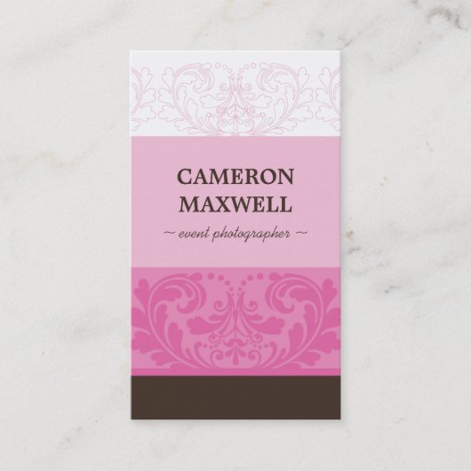 GESCHÄFTSKARTE:: luxuriös 4P Visitenkarte (Vorderseite)