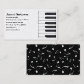 Geschäftskarte Musiker/Pianist Visitenkarte (Vorne/Hinten)