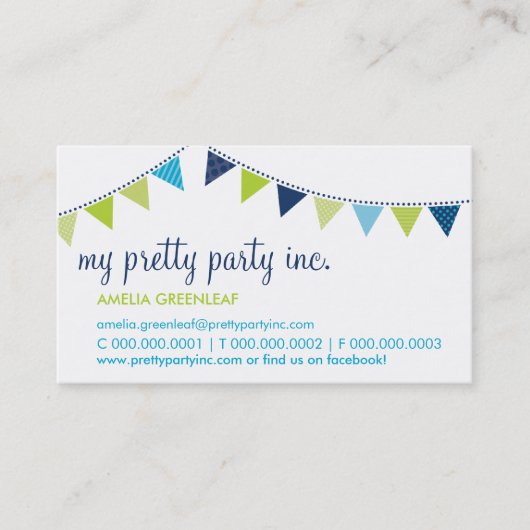 GESCHÄFTSKARTE :: niedliche Bundmarinade Limones A Visitenkarte (Vorderseite)