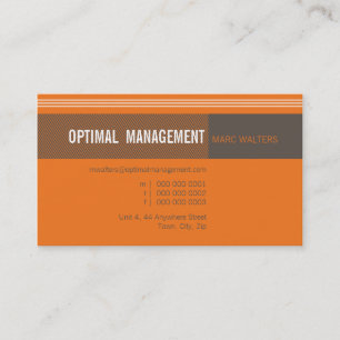 GESCHÄFTSKARTE: Optimaler Designer 7 Visitenkarte