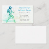 Geschäftskarte Physiotherapie und Sportverletzung Visitenkarte (Vorne/Hinten)