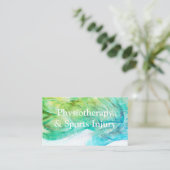 Geschäftskarte Physiotherapie und Sportverletzung Visitenkarte (Stehend Vorderseite)