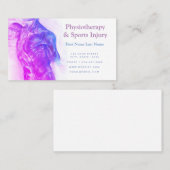 Geschäftskarte Physiotherapie und Sportverletzung Visitenkarte (Vorne/Hinten)