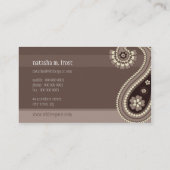 GESCHÄFTSKARTE: Pisley 4 Visitenkarte (Rückseite)