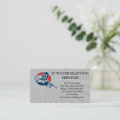 Geschäftskarte Power-waschender Visitenkarte (Stehend Vorderseite)
