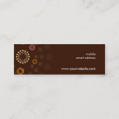 GESCHÄFTSKARTE: Retrospot 2 Mini Visitenkarte (Rückseite)