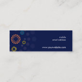 GESCHÄFTSKARTE: Retrospot 3 Mini Visitenkarte (Rückseite)