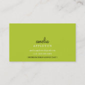 GESCHÄFTSKARTE: Rotor 1 L Visitenkarte (Rückseite)