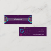 GESCHÄFTSKARTE: Rückblick 1 Mini Visitenkarte (Vorne/Hinten)