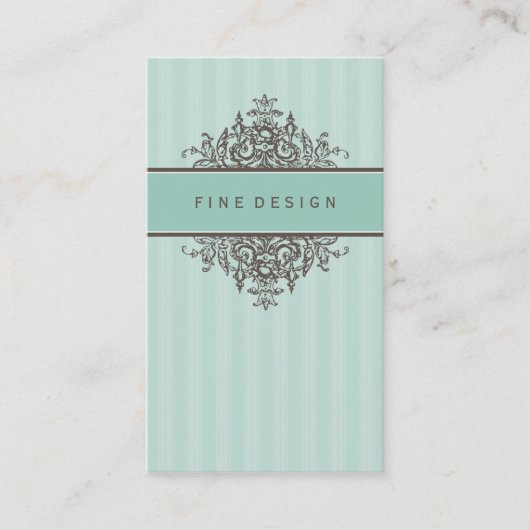 GESCHÄFTSKARTE: schöne Renaissance 6 Visitenkarte (Vorderseite)