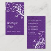 GESCHÄFTSKARTE: sensationelle 8P Visitenkarte (Vorne/Hinten)