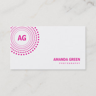 Geschäftskarte "Spectrum Monogram Business Card"( Visitenkarte