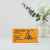 Geschäftskarte Straßenbau Visitenkarte (Stehend Vorderseite)