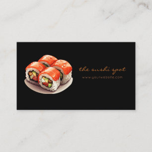 Geschäftskarte Sushi-Restaurant Sushi-Koch Visitenkarte