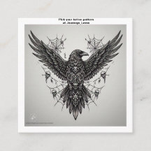 Geschäftskarte Tattoo Muster
