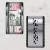 Geschäftskarte Tattoo Template Visitenkarte (Vorne/Hinten)