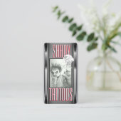 Geschäftskarte Tattoo Template Visitenkarte (Stehend Vorderseite)