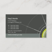 GESCHÄFTSKARTE: Techno 12 Visitenkarte (Rückseite)